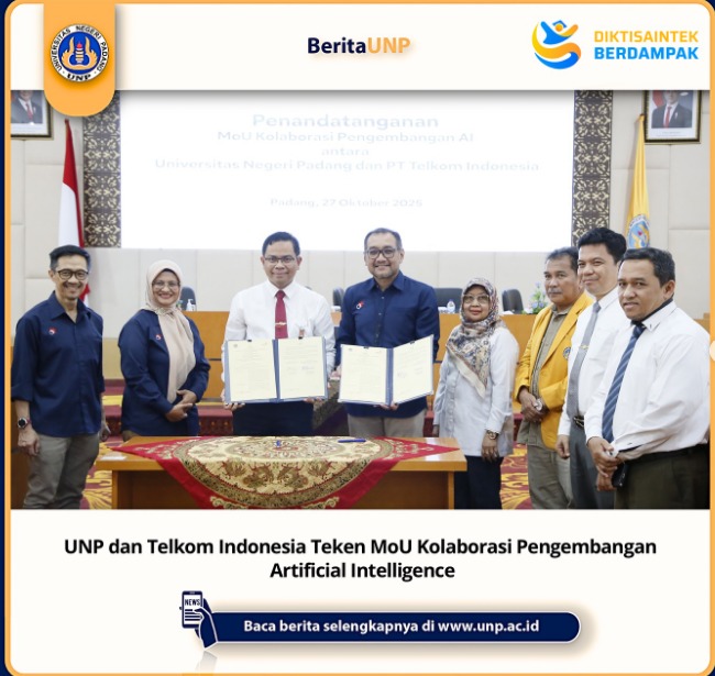 MoU antara Universitas Negeri Padang dengan Telkom Indonesia (Persero)