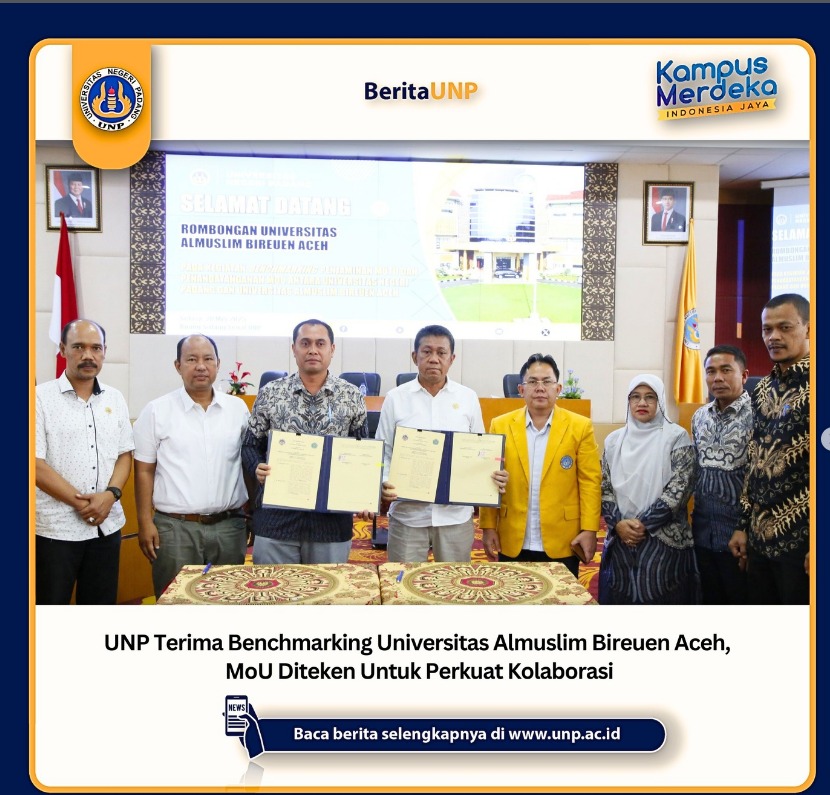 MoU antara Universitas Negeri Padang dengan Universitas Almuslim Bireuen Aceh
