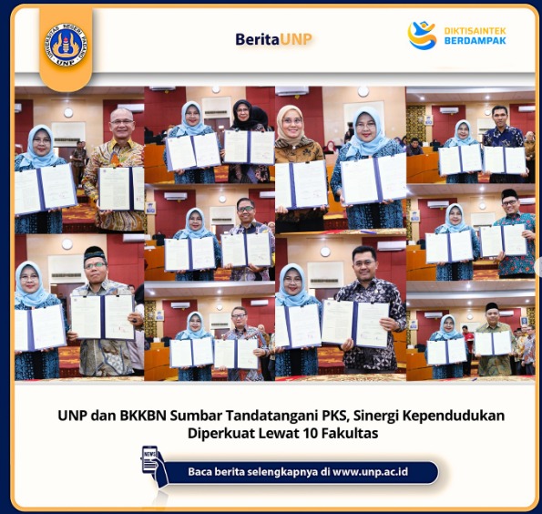 PKS  antara 10 Fakultas Universitas Negeri Padang dengan BKKBN